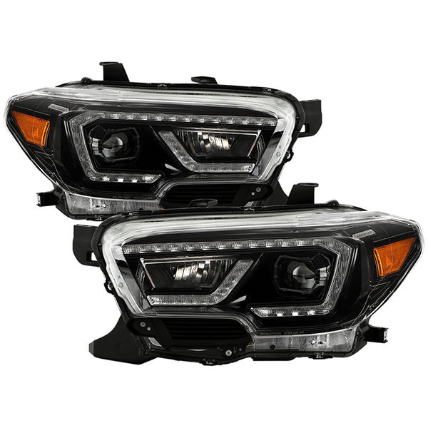 Spyder Auto Full LED DRL Projector Headlights for 2016+ Tacoma