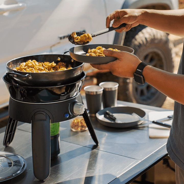Safari Chef 30 Hp / Portable 5 Piece / Gas Barbeque / Camp Cooker