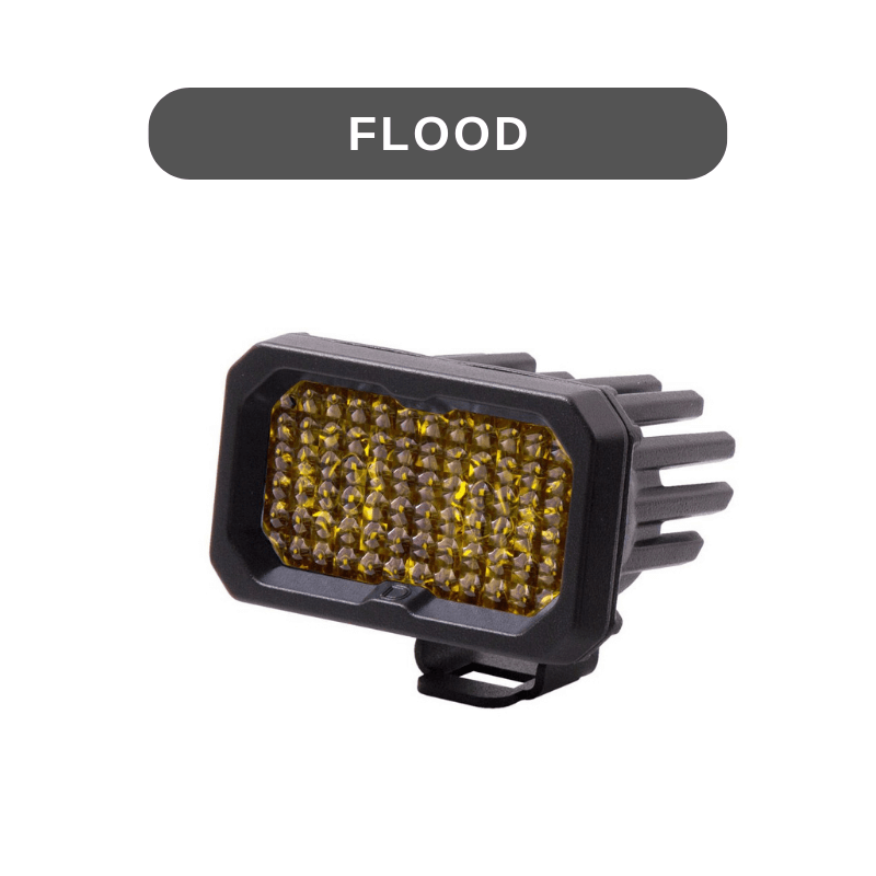 Diode Dynamics Stage Series 2 In LED Pod Pro - Yellow Flood Flush ABL Diode Dynamics Stage Series 2 In LED Pod Pro - Yellow Flood Flush ABL