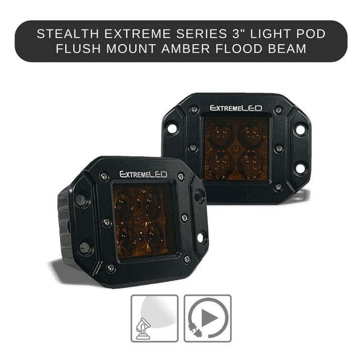 Stealth Flush Mount Extreme Series 3" Light Pod