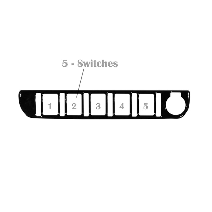 Center Dash Switch Panel Accent | 2016-2021 Toyota Tacoma