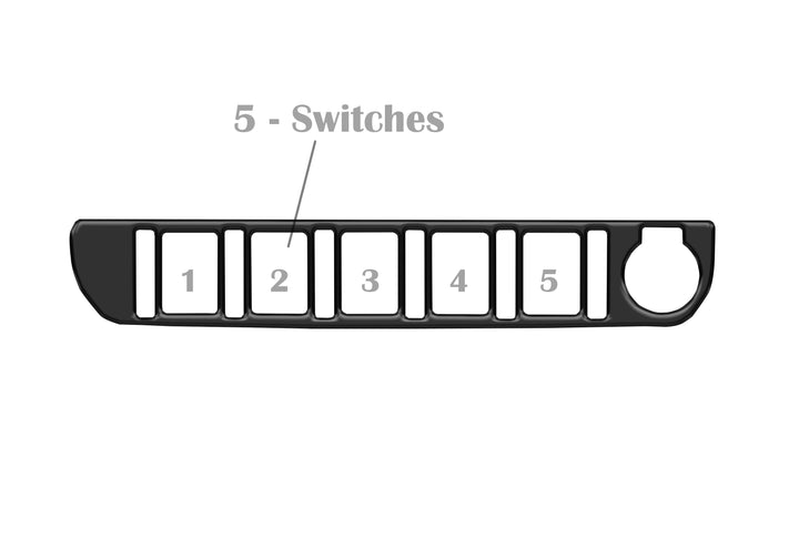 Center Dash Switch Panel Accent | 2016-2021 Toyota Tacoma