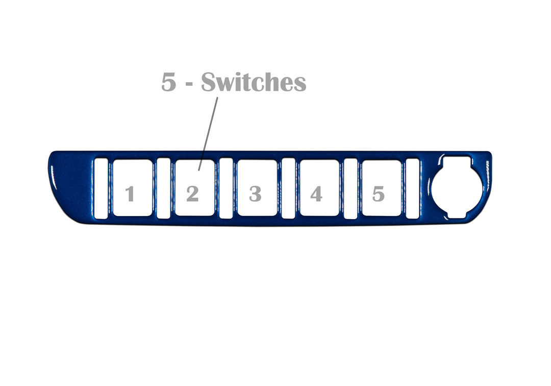 2016-2023 Toyota Tacoma Center Dash Switch Panel Accent