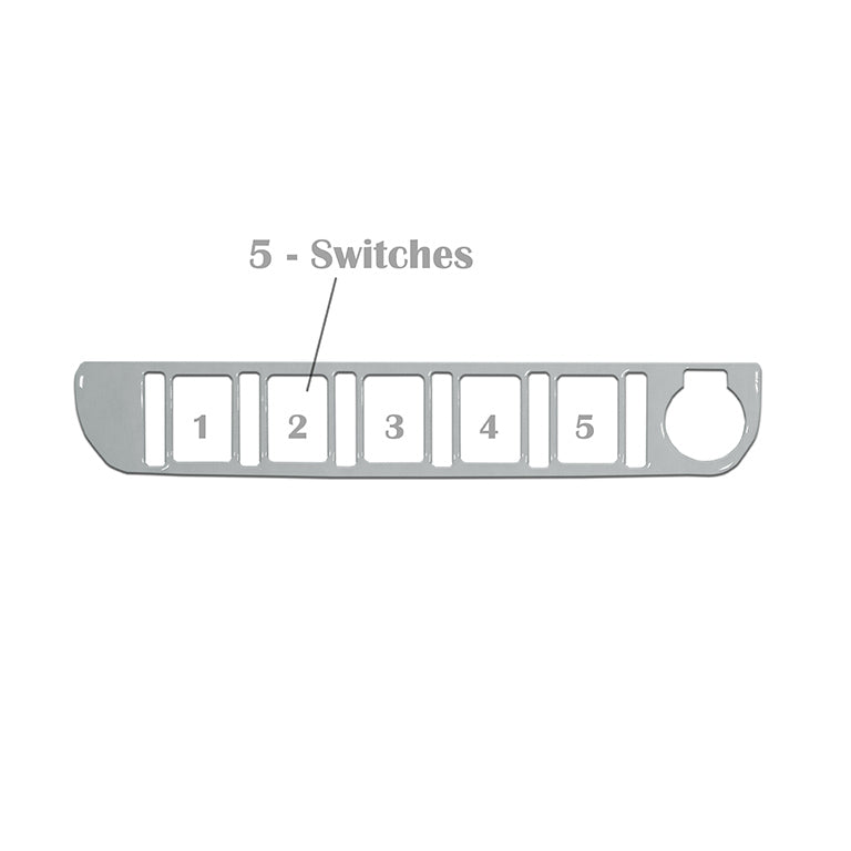 Center Dash Switch Panel Accent | 2016-2021 Toyota Tacoma