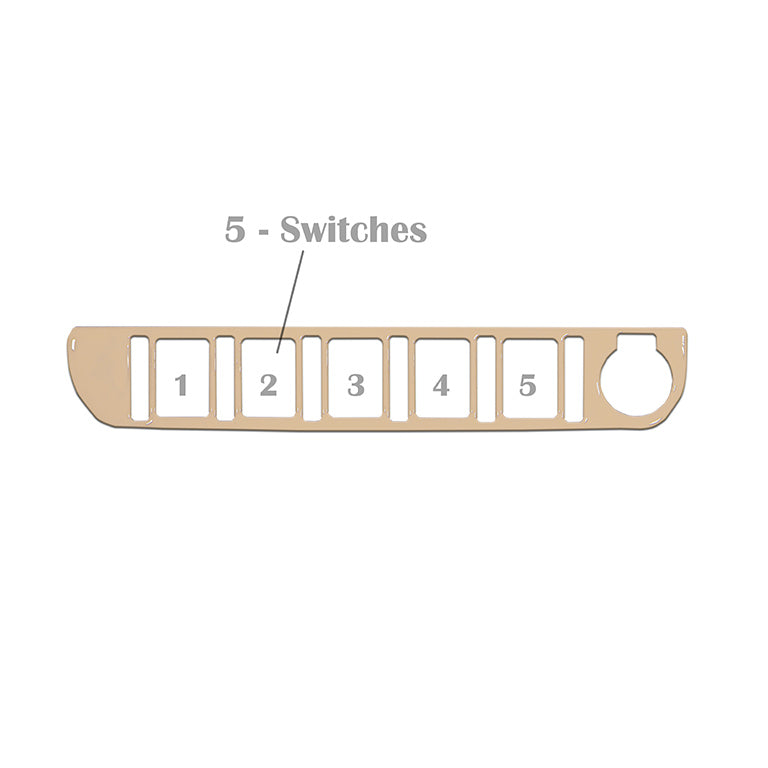 Center Dash Switch Panel Accent | 2016-2021 Toyota Tacoma