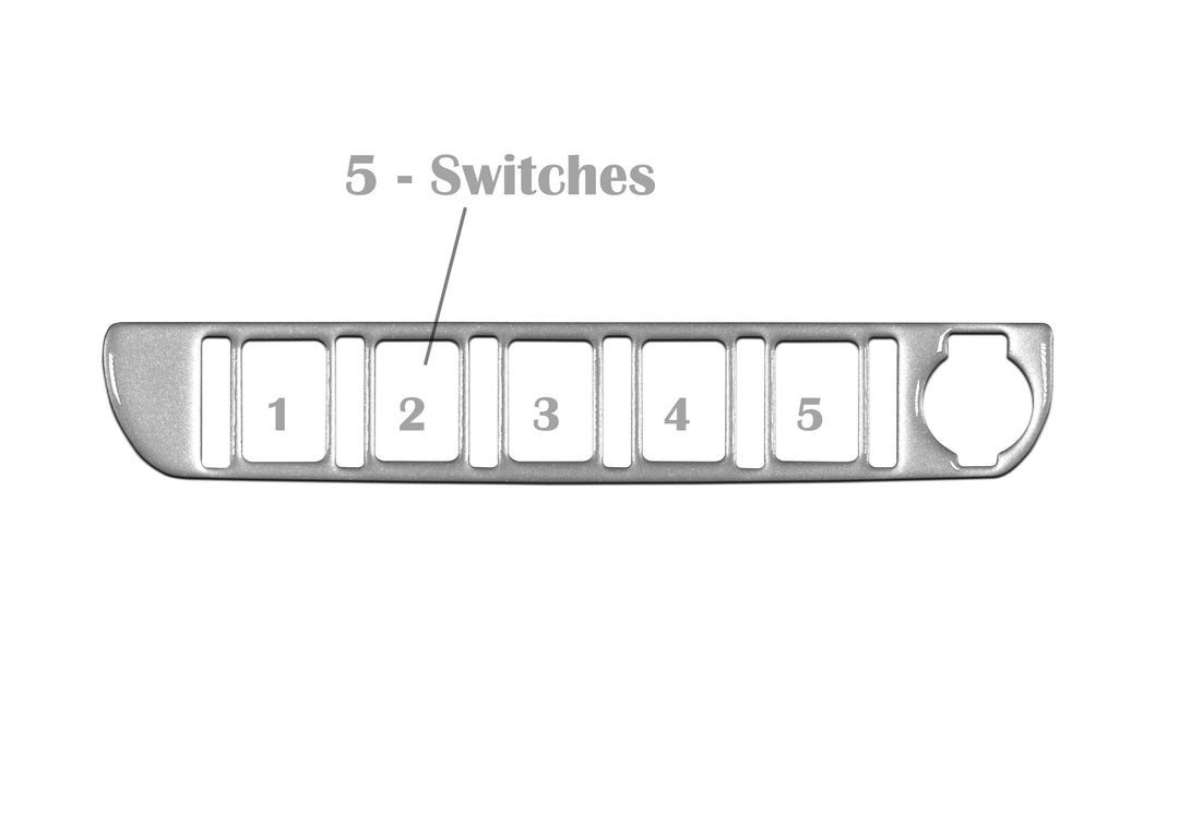 2016-2023 Toyota Tacoma Center Dash Switch Panel Accent