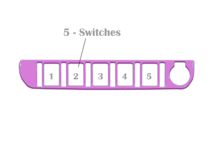 Center Dash Switch Panel Accent | 2016-2021 Toyota Tacoma
