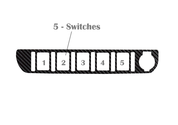 Center Dash Switch Panel Accent | 2016-2021 Toyota Tacoma