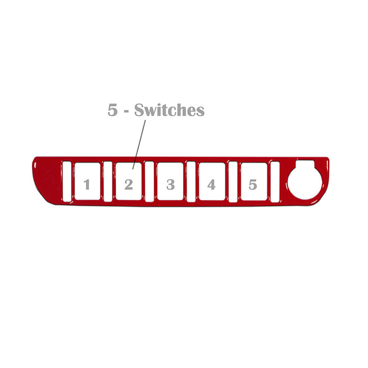 Center Dash Switch Panel Accent | 2016-2021 Toyota Tacoma