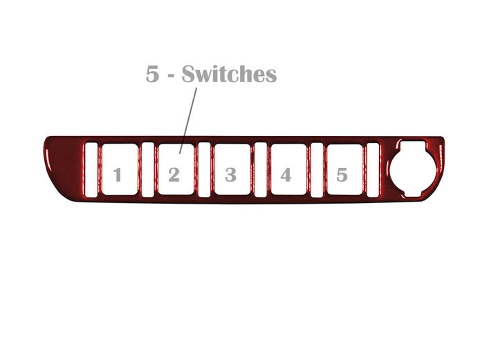 Center Dash Switch Panel Accent | 2016-2021 Toyota Tacoma