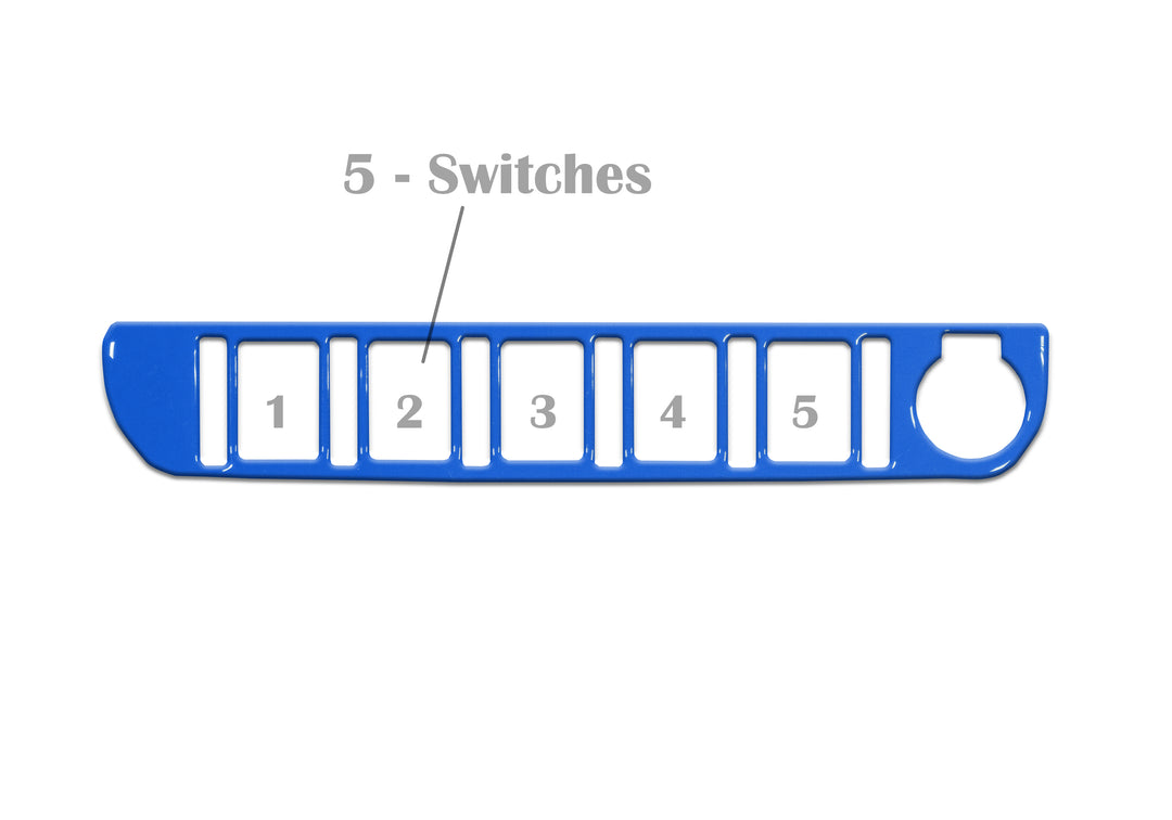 2016-2023 Toyota Tacoma Center Dash Switch Panel Accent