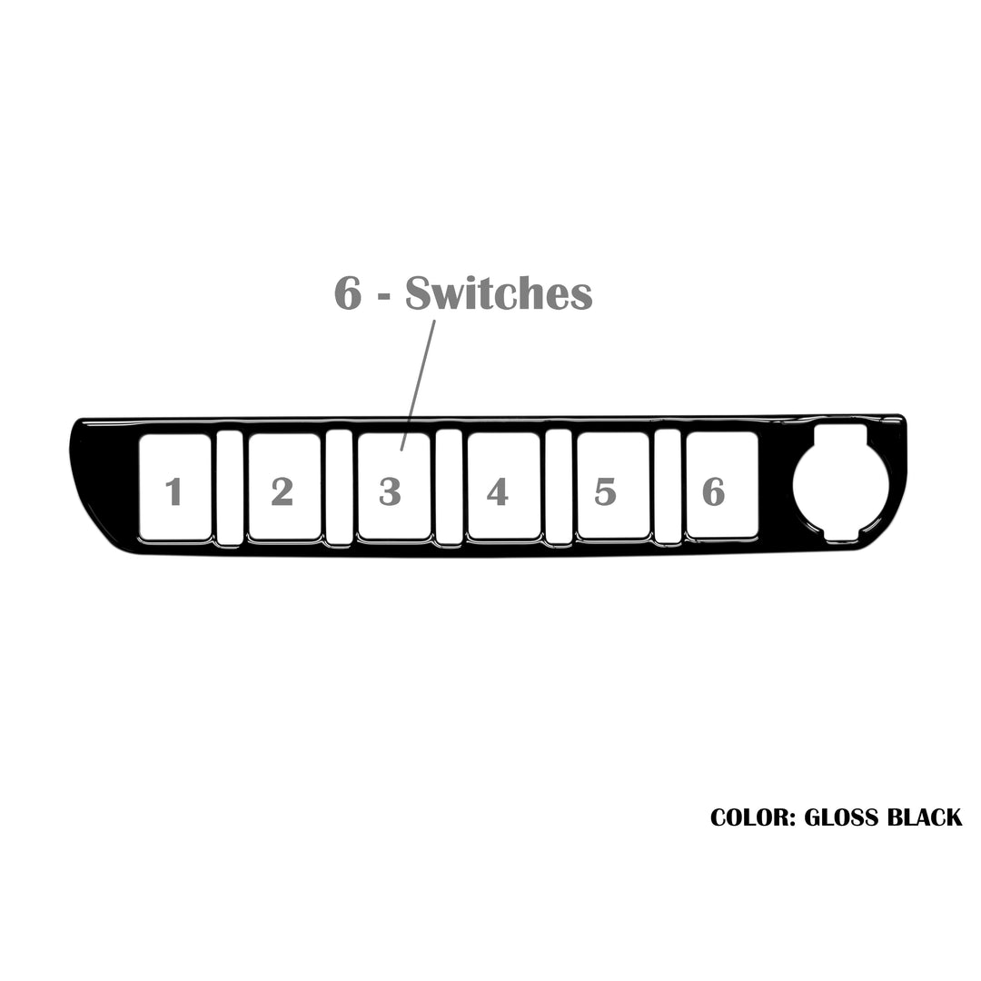 Center Dash Switch Panel Accent | 2016-2021 Toyota Tacoma