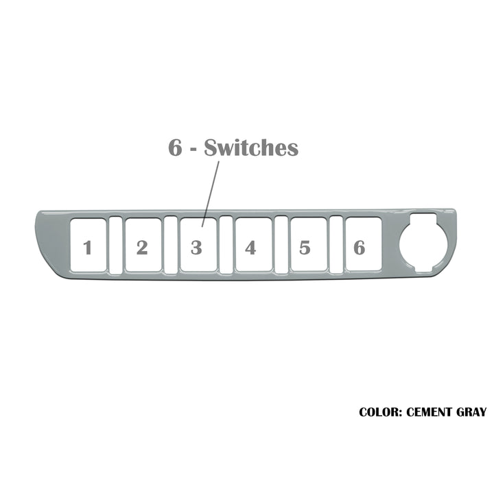 Center Dash Switch Panel Accent | 2016-2021 Toyota Tacoma