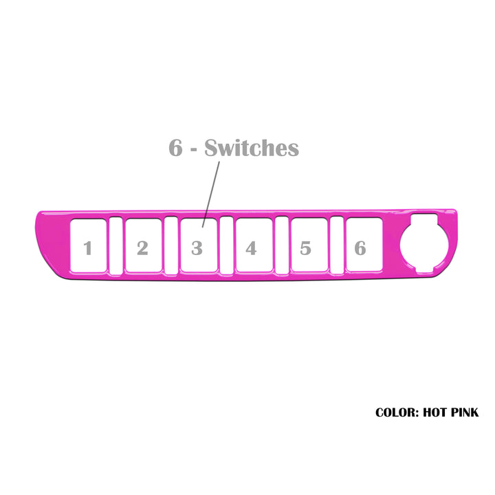 Center Dash Switch Panel Accent | 2016-2021 Toyota Tacoma