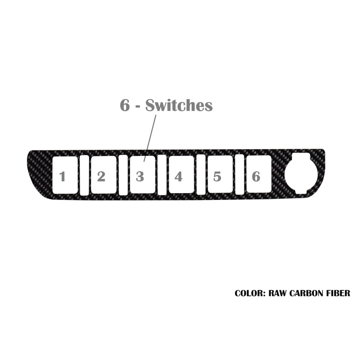 Center Dash Switch Panel Accent | 2016-2021 Toyota Tacoma