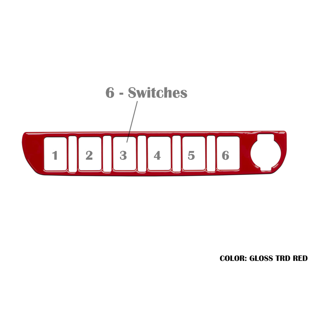 Center Dash Switch Panel Accent | 2016-2021 Toyota Tacoma
