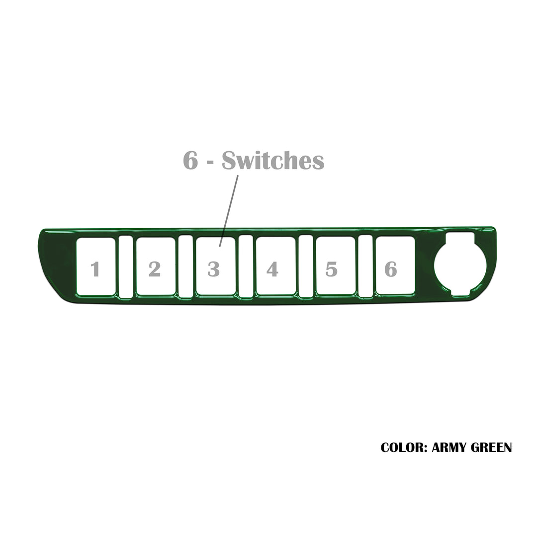 Center Dash Switch Panel Accent | 2016-2021 Toyota Tacoma
