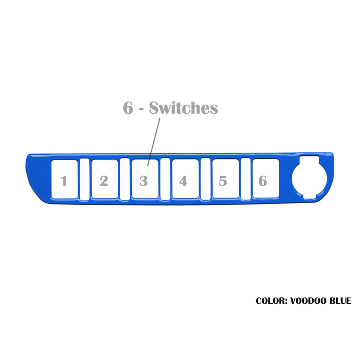 Center Dash Switch Panel Accent | 2016-2021 Toyota Tacoma