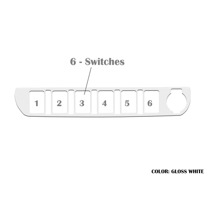 Center Dash Switch Panel Accent | 2016-2021 Toyota Tacoma