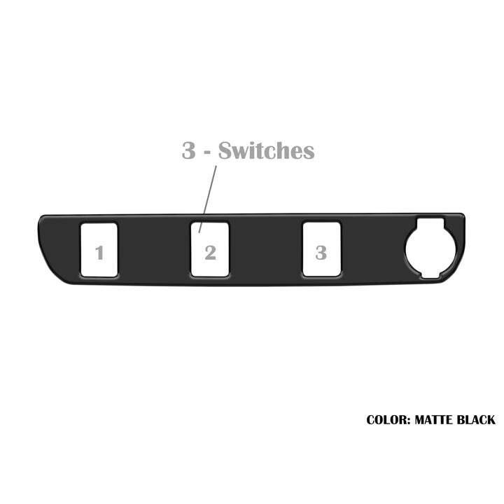 Center Dash Switch Panel Accent | 2016-2021 Toyota Tacoma