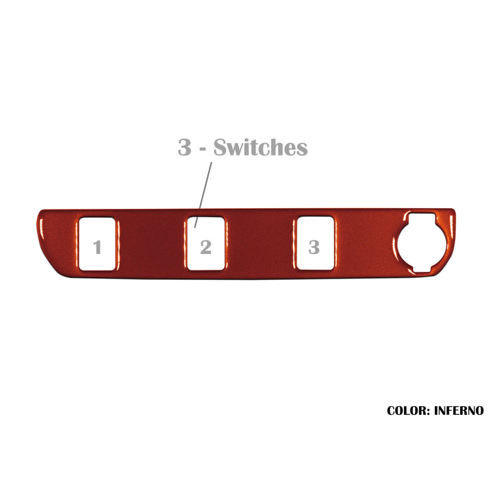Center Dash Switch Panel Accent | 2016-2021 Toyota Tacoma