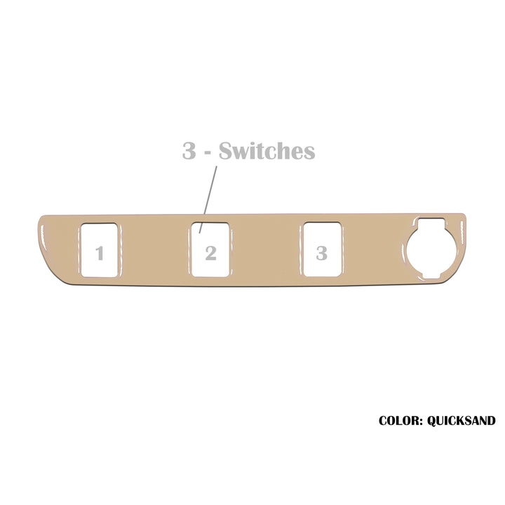 Center Dash Switch Panel Accent | 2016-2021 Toyota Tacoma
