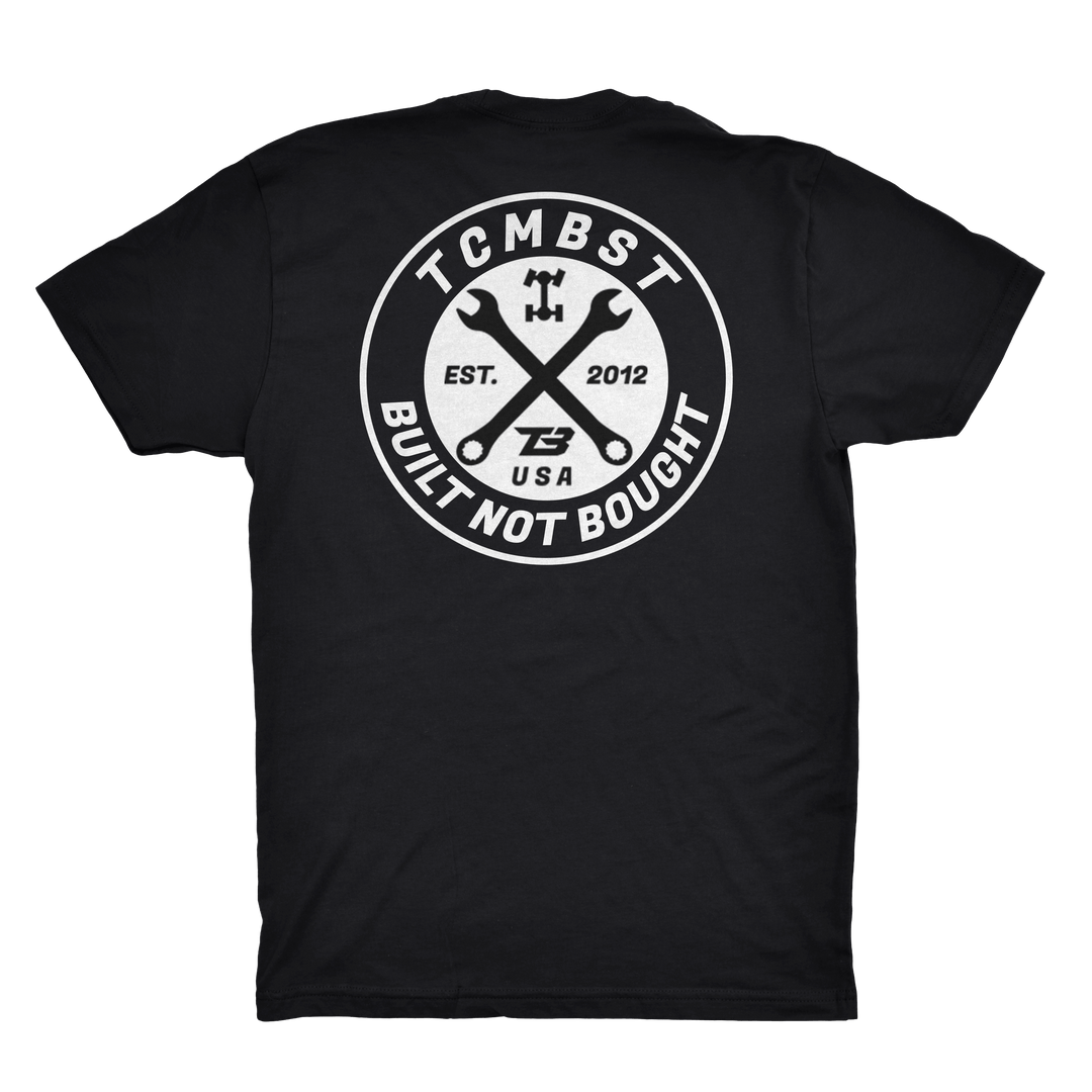 TCMBST BUILT NOT BOUGHT TEE - BLACK