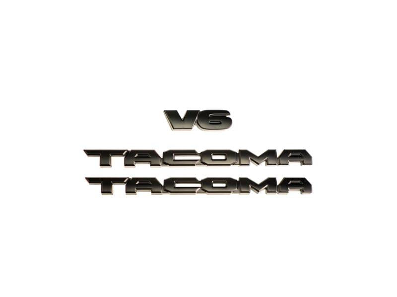 2016-2022 Tacoma Blackout Emblem Overlay Kit - 3 PCS