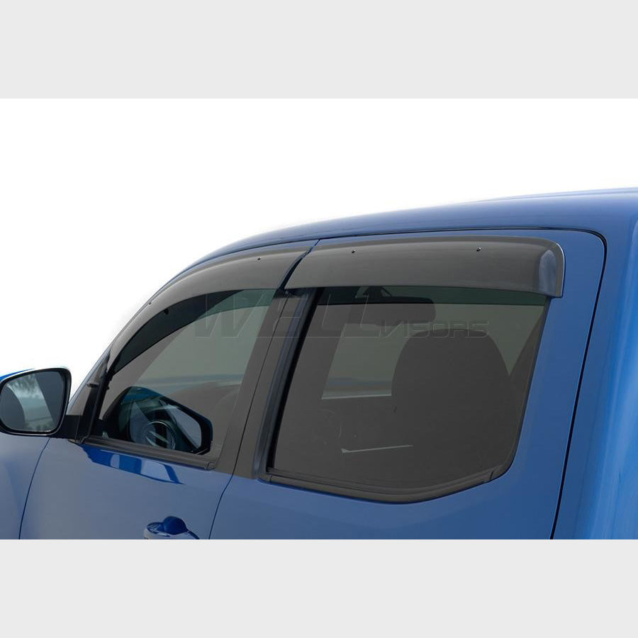 Taped-on window deflectors For Toyota Tacoma 2016-2023 Double Cab Premium Series