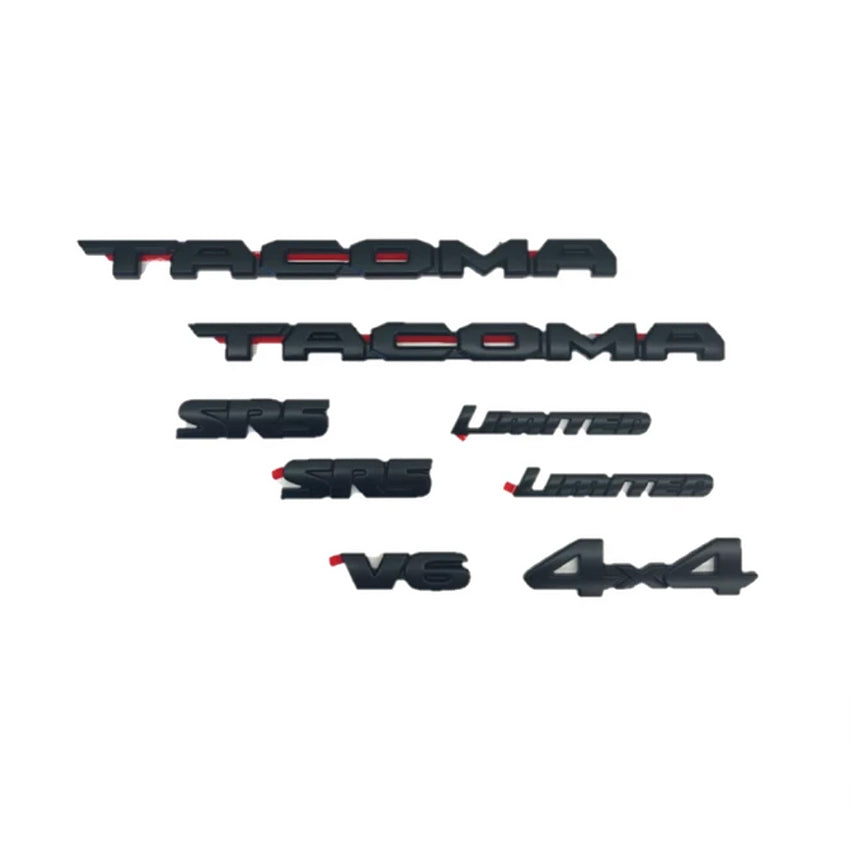2016-2022 Tacoma Blackout Emblem Overlay Kit