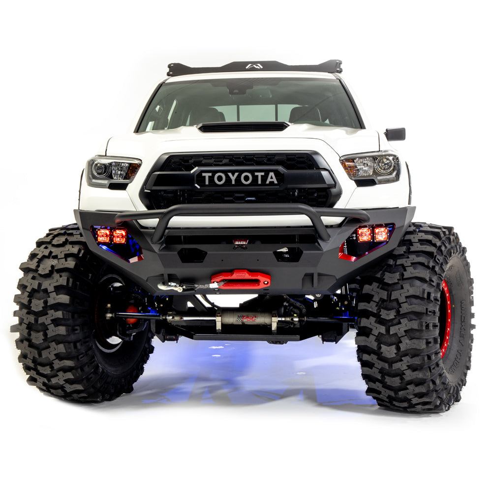 2016-2023 Toyota Tacoma Matrix Black Powder Coated Front Bumper