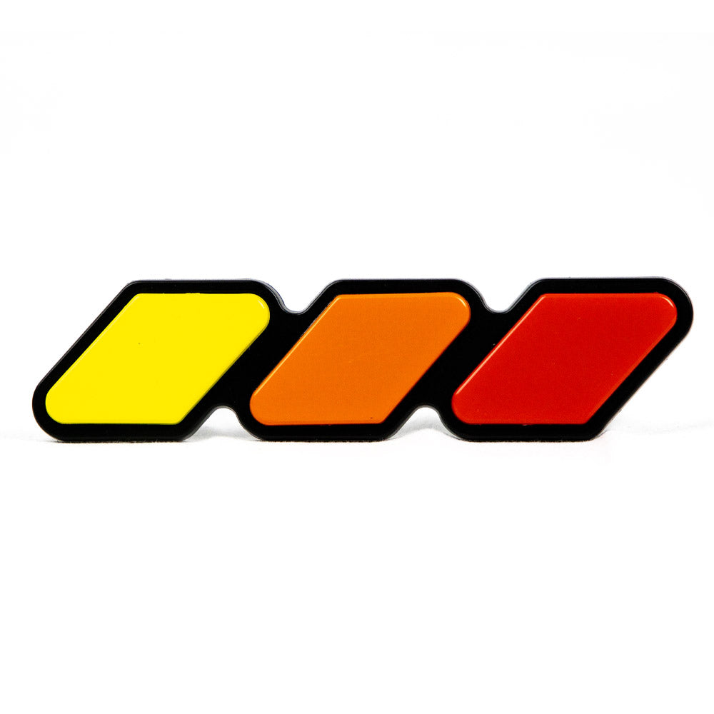 Tri-Color Grille Badge Emblem