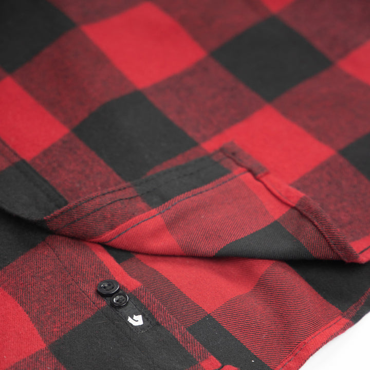 TCMBST - Long Sleeve Flannel - Red/Black