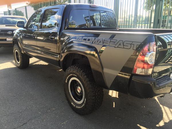TACOMABEAST Bed Decal (Comes in Pairs)