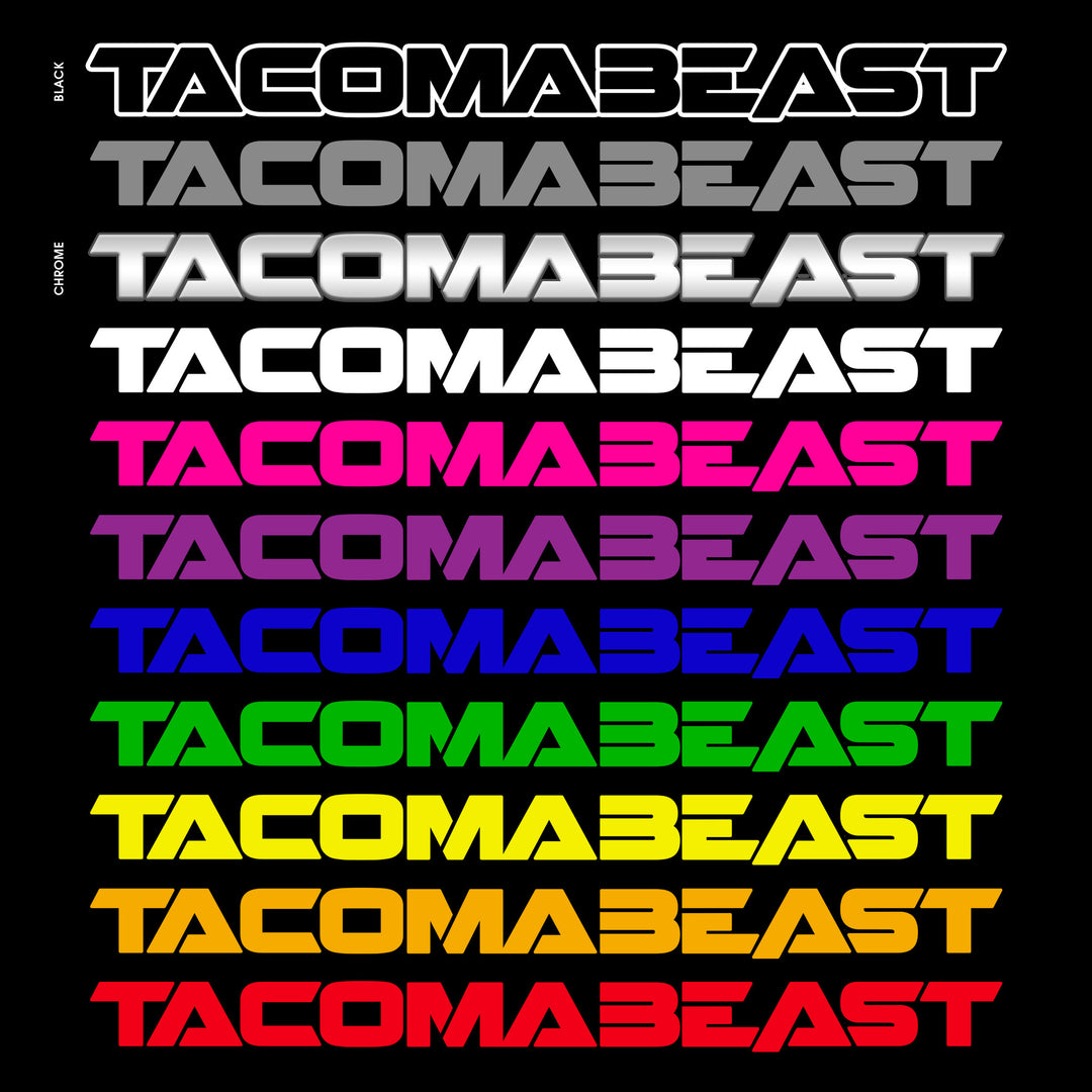 TACOMABEAST Decal
