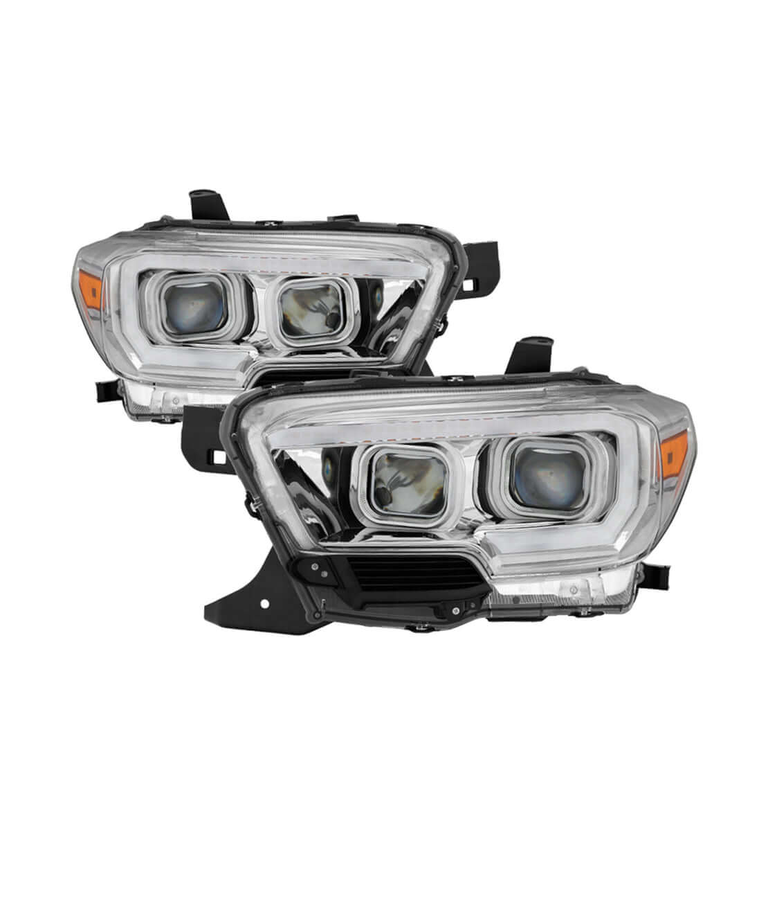 2016-2023 Projector Headlights w/Sequential Turn Signal Black / TRD Models